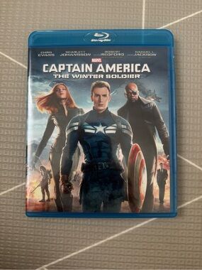 Marvel Blue Blu-ray Disc - Captain America Artwork